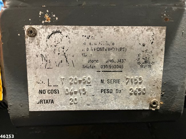 DAF  FAD 85 CF 410 8x4 Palfinger 20 Tonmeter laadkraan (20)