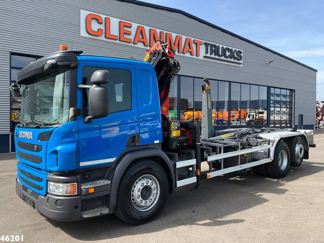 Scania  P 360 Euro 6 Retarder Palfinger 17 Tonmeter laadkraan (1)