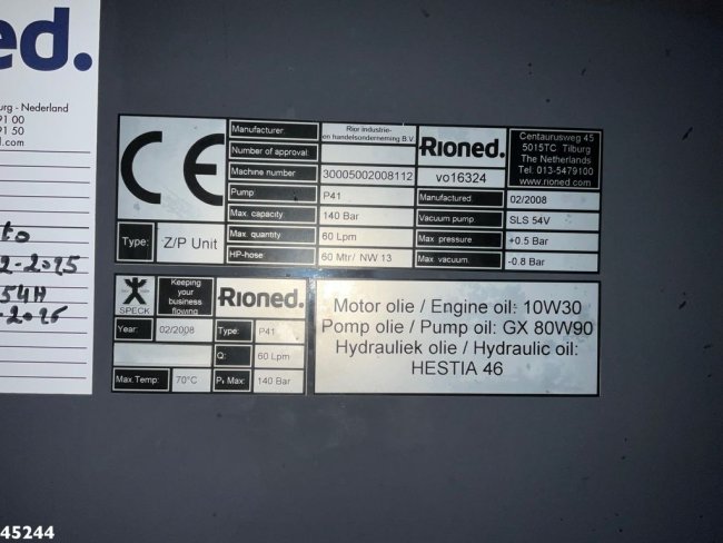 Iveco  Eurocargo ML120EL21 Euro 6 Rioned Combi Saug/Spul aufbau Just 15.375 km! (28)