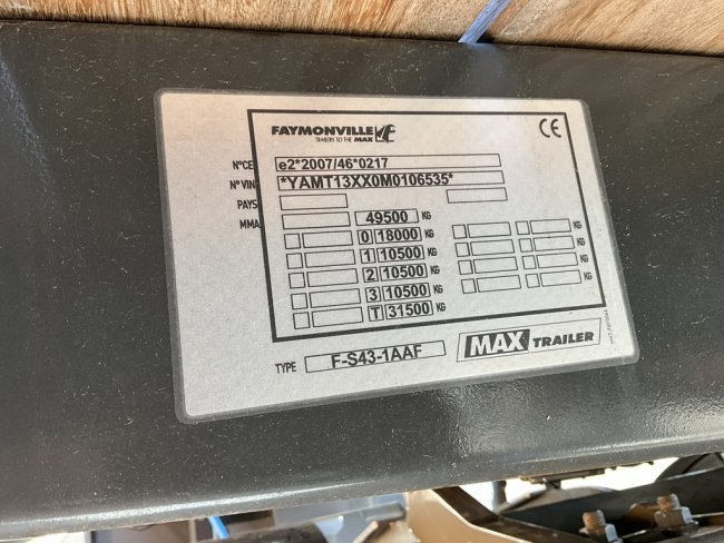 Faymonville  Max Trailer 3-assige dieplader Extendable (37)
