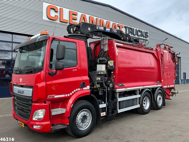 DAF  FAN CF 330 Euro 6 Hiab 24 Tonmeter laadkraan Just 94.745 km! (1)