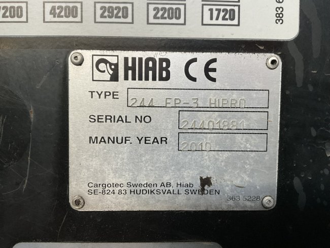 DAF  FAN CF 330 Euro 6 Hiab 24 Tonmeter laadkraan Just 94.745 km! (25)