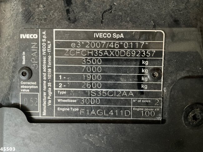 Iveco  Daily 35C14 Euro 6 ROM Toilet servicewagen (21)