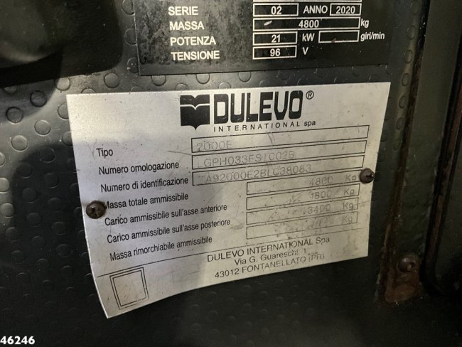 Dulevo  2000E FULL ELECTRIC Just 22.169 km! (22)