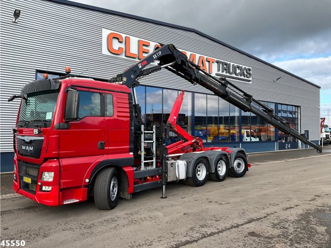 MAN  TGX 35.480 8x4 Euro 6 Hiab 28 Tonmeter laadkraan (0)