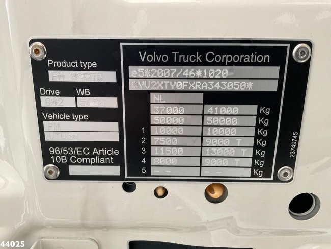 Volvo  Volvo FM 460 8x2 Hiab 25 Tonmeter laadkraan (25)