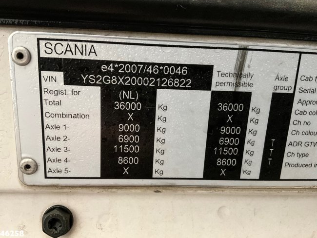 Scania  G 410 Euro 6 Hiab 21 Tonmeter laadkraan (30)