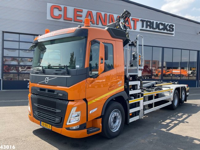 Volvo  FM 430 HMF 23 Tonmeter laadkraan Welvaarts laadkraan weegsysteem (1)