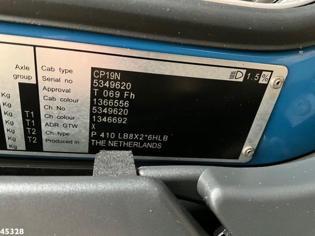 Scania  P 410 8x2 Euro 6 Retarder Autotransporter met hydraulische oprijrampen (25)
