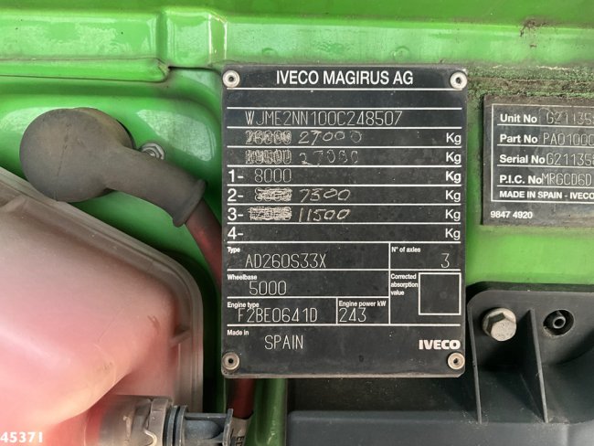 Iveco  Stralis AD 260 CNG VDK Just 190.206 km! (20)