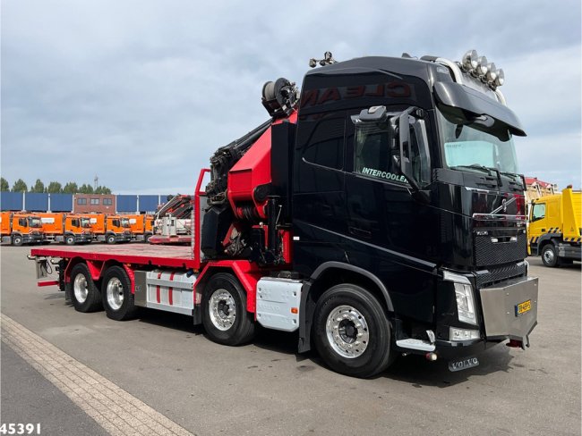 Volvo  FH 540 8x4 HMF 85 Tonmeter laadkraan + Fly-Jib Just 222.786 km! (2)