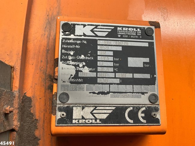 MAN  26.400 Kroll 14.5m³ kolkenzuiger Euro 2 Manual Gearbox (26)