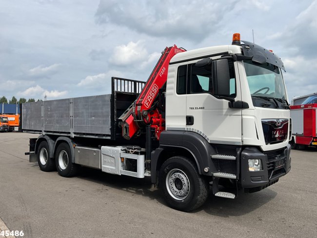 MAN  TGS 33.460 6x4 Euro 6 Fassi 23 Tonmeter laadkraan Just 137.258 Km! (9)