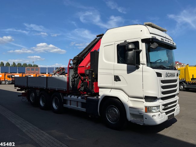Scania  R 490 8x4 Euro 6 Retarder HMF 60 Tonmeter laadkraan + Fly-Jib (7)