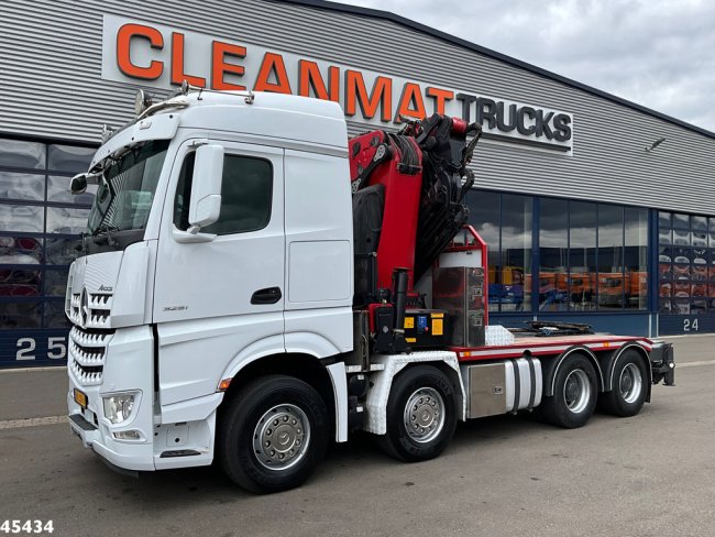 Mercedes-Benz  Arocs 3251 8x4 Euro 6 Retarder HMF 85 Tonmeter laadkraan Fly-Jib (1)