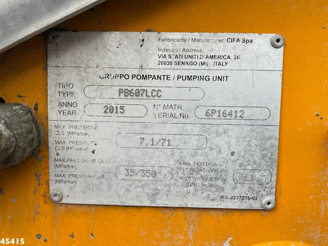 MAN  TGS 35.440 Euro 6 10x4 CIFA 12m³ Mixer + CIFA pump Just 200.228 km! (28)