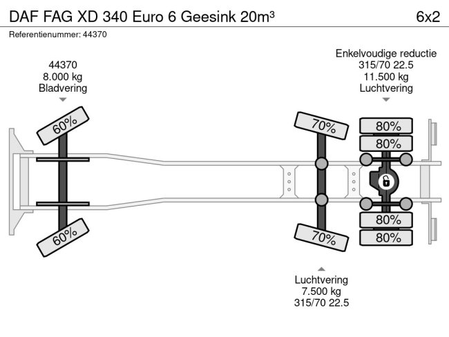 DAF  FAG XD 340 Euro 6 Geesink 20m³ (26)