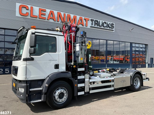 MAN  TGM 18.290 Euro 6 HMF 14 Tonmeter Z-kraan Just 140.770 km! (1)