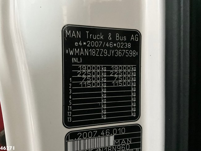 MAN  TGM 18.290 Euro 6 HMF 14 Tonmeter Z-kraan Just 140.770 km! (25)