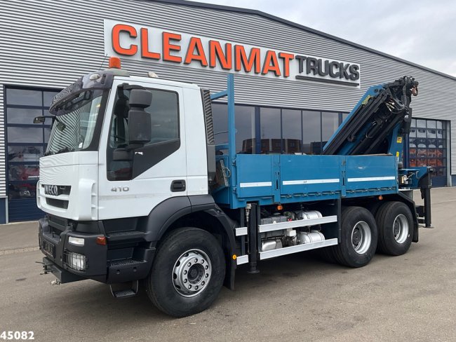 Iveco  Trakker 260T41 Euro 5 6x4 Full Steel Palfinger 36 Tm laadkraan Just 133.291 km! (3)