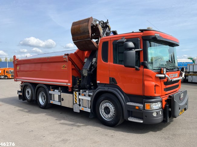 Scania  P 320 HMF 14 Tonmeter Z-kraan Just 173.443 km! (4)