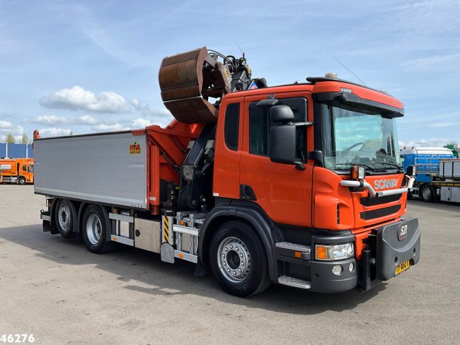 Scania  P 320 HMF 14 Tonmeter Z-kraan Just 173.443 km! (5)