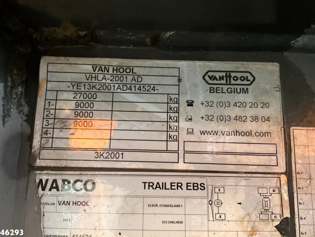 Van Hool  3-assige containeraanhangwagen (10)