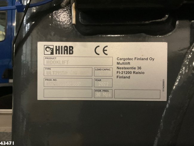 DAF  FAN XD 450 Hiab 23 Tonmeter laadkraan (22)