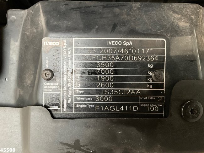 Iveco  Daily 35C14 Euro 6 ROM Toilet servicewagen (21)