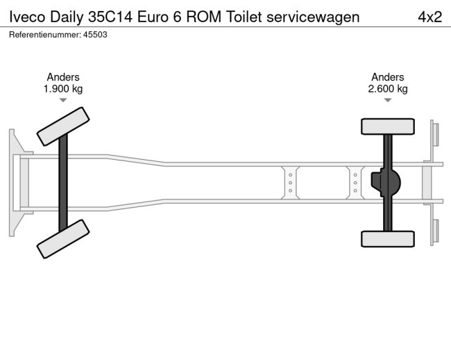 Iveco  Daily 35C14 Euro 6 ROM Toilet servicewagen (22)