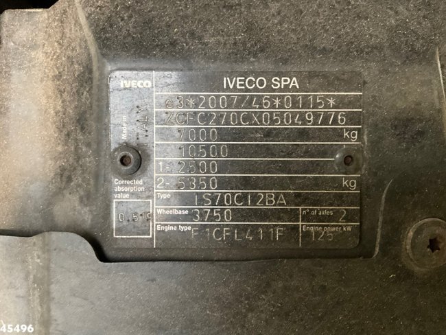 Iveco  70C170 Euro 6 Waterkracht hogedrukunit Just 182.068 km! (22)