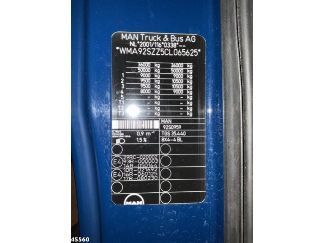 MAN  TGS 35.440 8x4 HMF 16 Tonmeter Z-kraan (22)