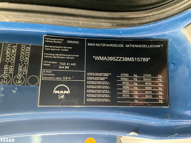 MAN  TGS 41.440 8x4 Full Steel Reschwitzer 10m³ Saugbagger (29)