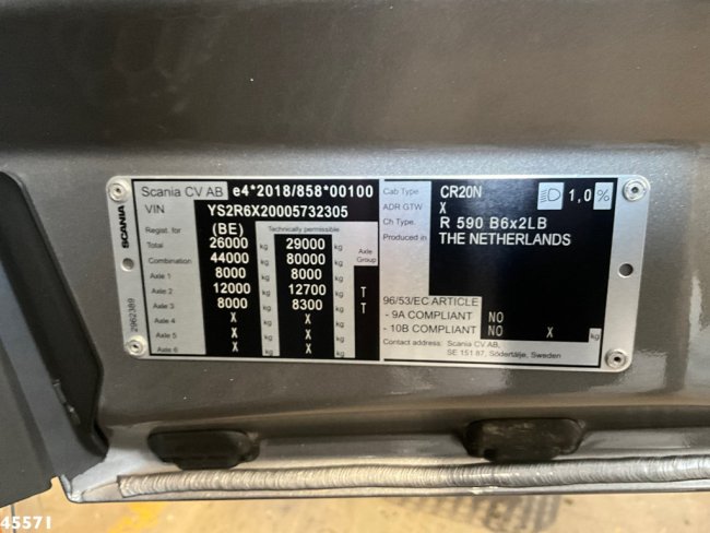 Scania  R 590 V8 6x2 Retarder Bergingsvoertuig Just 15.468 km! NIEUWSTAAT! (34)