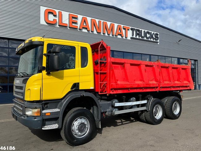 Scania  P 420 6x6 Manual Full Steel 13m³ Kipper (1)