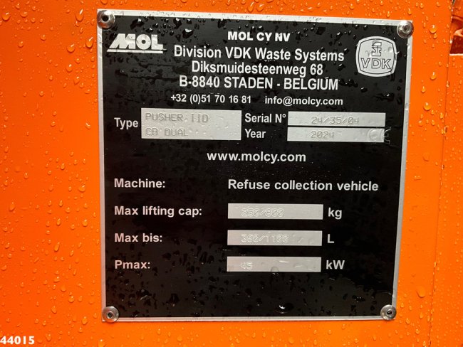 MAN  TGS 26.360 VDK 21m³, 2 compartimenten + weighing system (20)