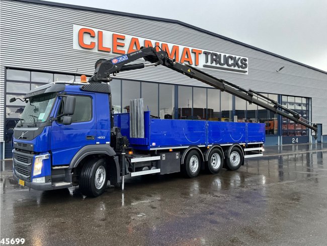 Volvo  FM 460 Euro 6 HMF 26 tonmeter laadkraan (0)