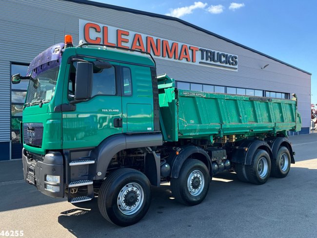 MAN  TGS 35.480 8x8 Manual Full Steel Meiller 14m³ Kipper (2)