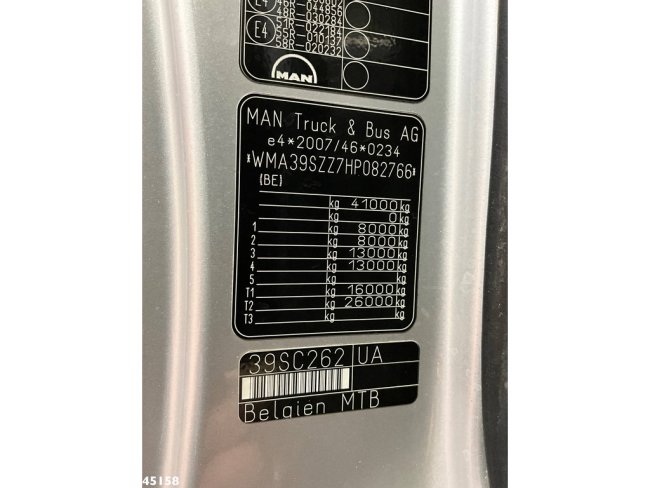 MAN  TGS 41.440 8x4 Euro 6 Wicom Combi Just 85.658 km! (35)