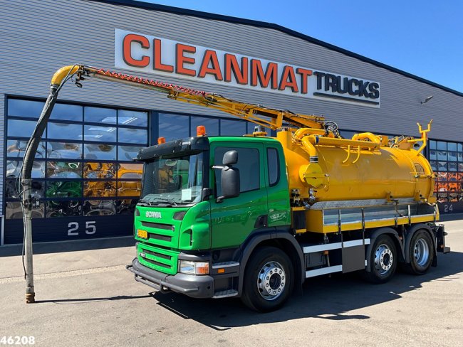 Scania  P 360 Euro 6 Bekker LaGram 9m³ kolkenzuiger (1)