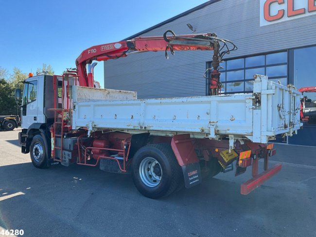 Iveco  Eurotech 190E24 Cursor Manual Full Steel Fassi 11 Tonmeter laadkraan Just 182.743 km! (1)