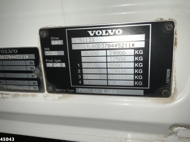 Volvo  FM 340 6x4 7m³ Combi kolkenzuiger Just 159.037 km! (43)