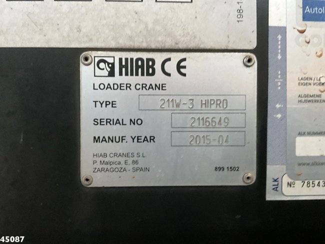 DAF  FAN CF 290 Euro 6 Hiab 21 Tonmeter laadkraan Just 166.914 km! (21)