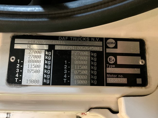 DAF  FAN CF 290 Euro 6 Hiab 21 Tonmeter laadkraan Just 166.914 km! (24)