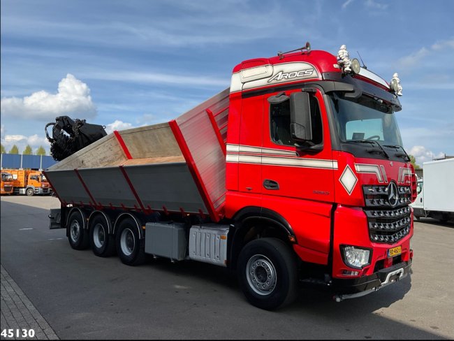 Mercedes-Benz  Arocs 3263 8x4 Euro 6 Hiab 37 Tonmeter laadkraan + Fly-Jib (7)