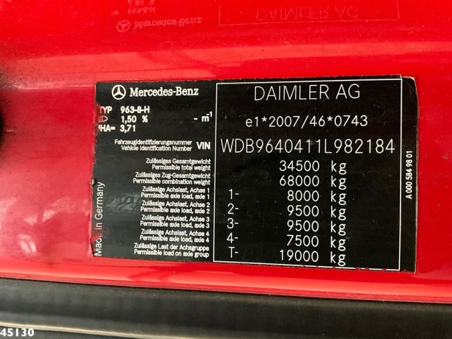 Mercedes-Benz  Arocs 3263 8x4 Euro 6 Hiab 37 Tonmeter laadkraan + Fly-Jib (26)