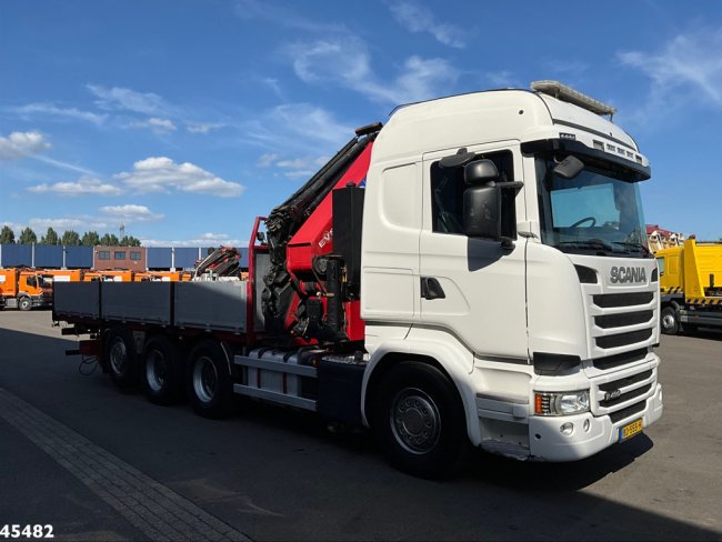 Scania  R 490 8x4 Euro 6 Retarder HMF 60 Tonmeter laadkraan + Fly-Jib (4)
