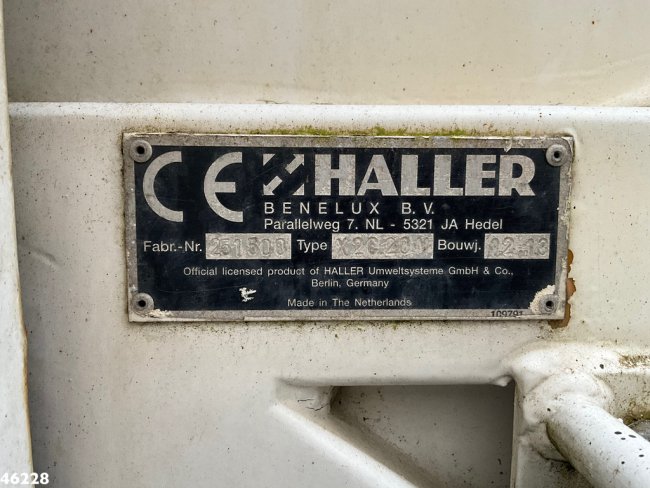 DAF  FAG 75 CF 250 Haller 20m³ Manual gearbox (21)