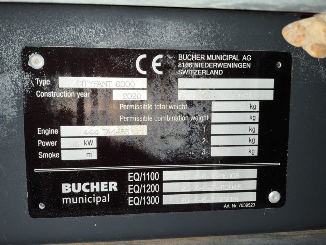 Mercedes-Benz  Atego 1321 Euro 6 Bucher Cityfant 6000 Just 48.842 km! (23)