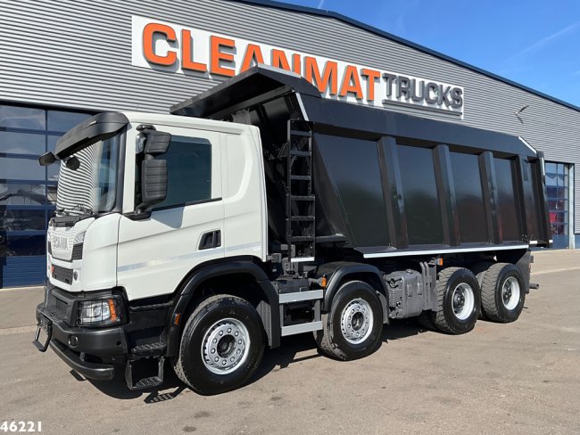 Scania  P 420 Euro 6 8x4 Full Steel 24m³ Kipper Just 116.385 km! (1)